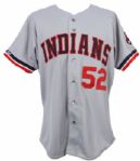 1988 John Farrell Cleveland Indians Game Worn Road Jersey (MEARS LOA)