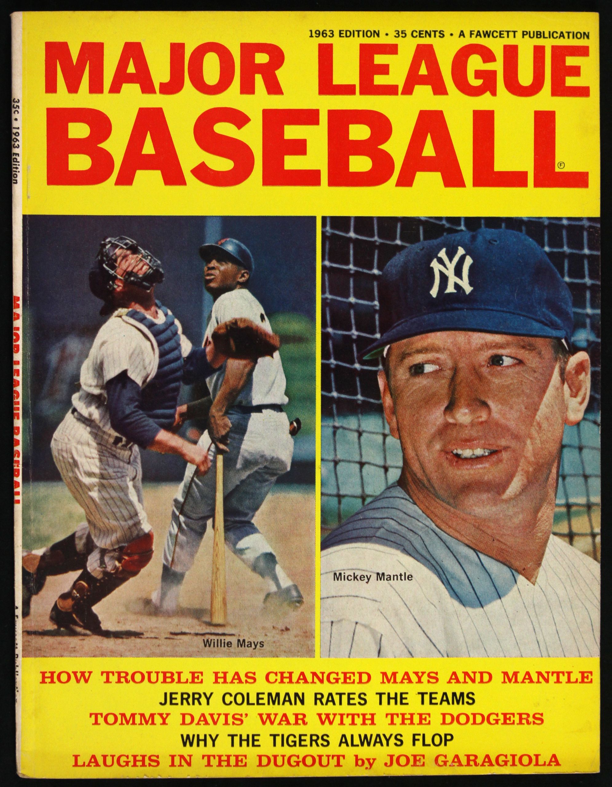 Lot Detail 1963 Major League Baseball Magazine w/ Willie Mays and