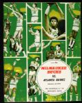 1970 Milwaukee Bucks Atlanta Hawks Milwaukee Arena Unscored Program