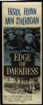 1943 Edge of Darkness Rolled Poster Errol Flynn "14" x 36" 