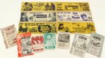 1950s Movie Theatre Preview Programs and Lobby Cards (Lot of 12) 