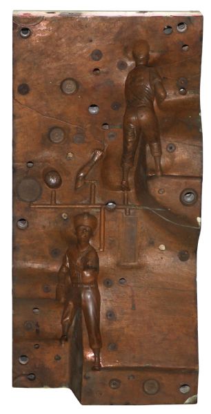 1958-62 Don Drysdale Original Hartland Statue Molds (Lot of 2)
