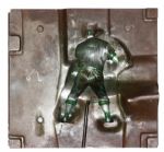 1988 Mickey Mantle 25th Anniversary Hartland Statue Molds New York Yankees(Lot of 2)