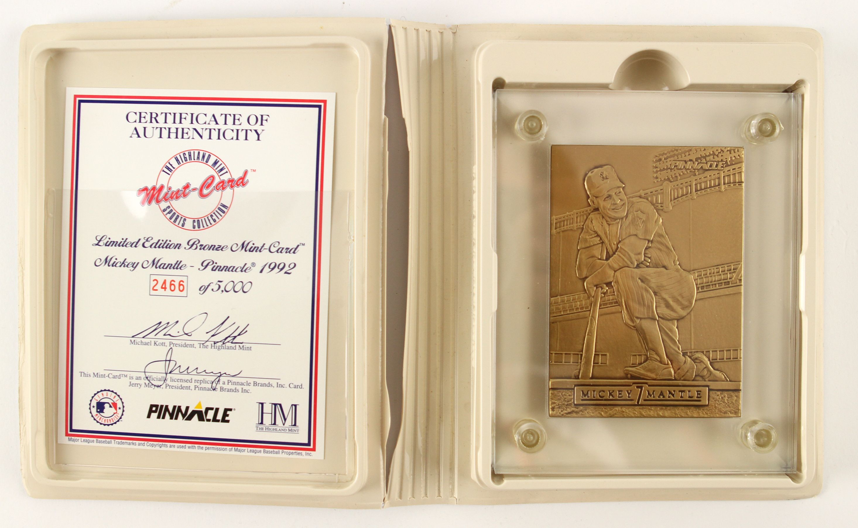 danbury mint mickey mantle