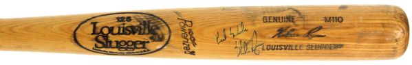 1986-88 Nolan Ryan Houston Astros Signed Louisville Slugger Professional Model Game Used Bat (MEARS LOA/JSA)