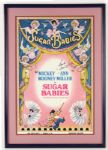 1985 Ann Miller Signed Sugar Babies 18" x 25" Framed Broadside (JSA)