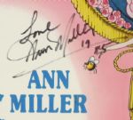 1985 Ann Miller Signed Sugar Babies 18 x 25 Framed Broadside (JSA)