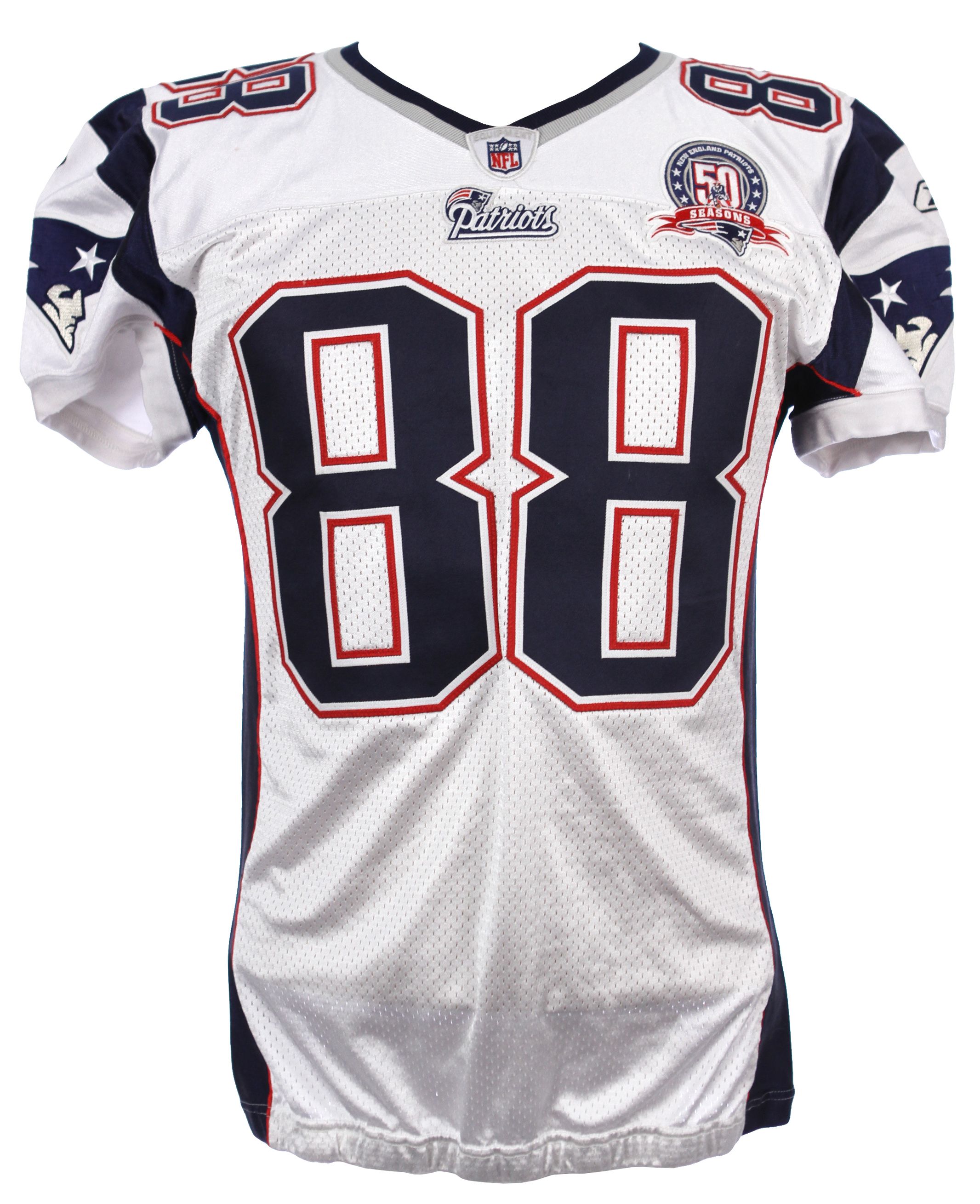 patriots game worn jersey