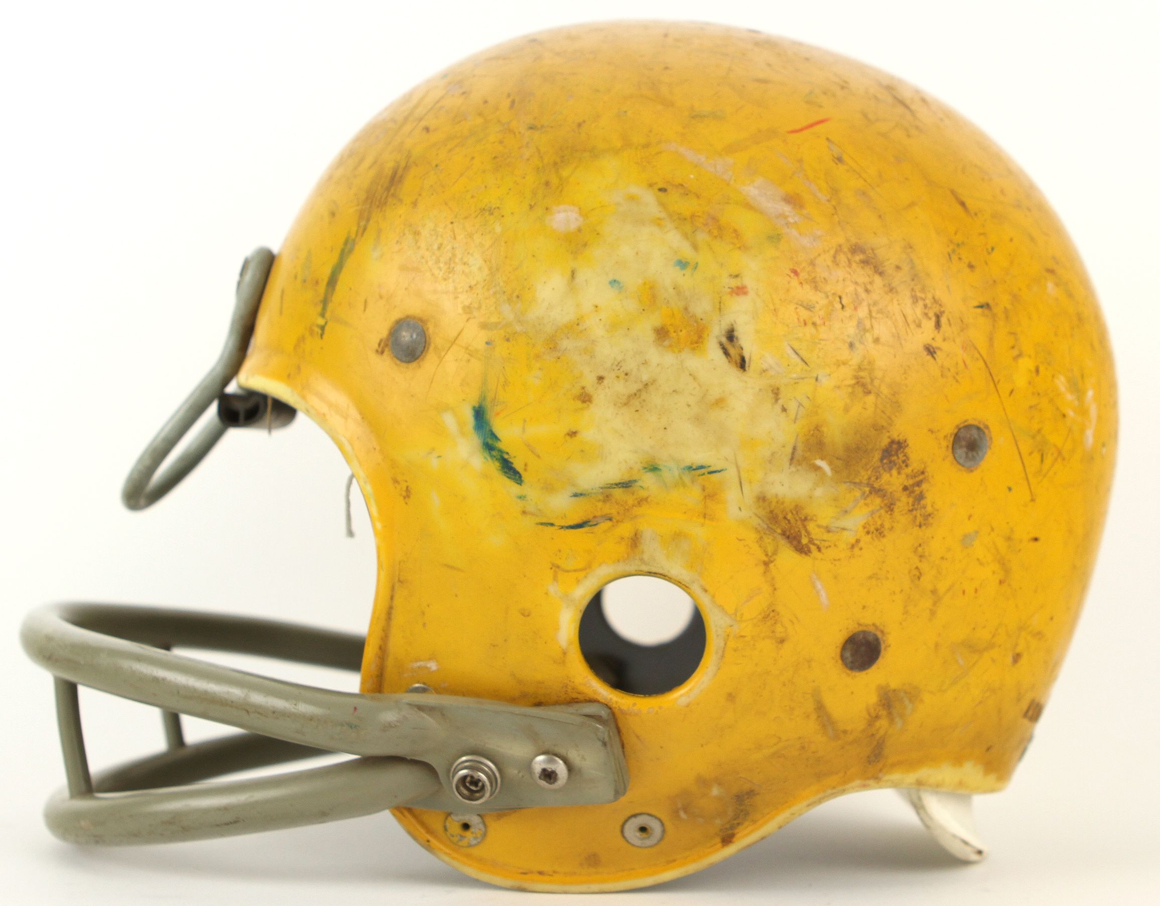 thumbnail image 2 of Yellow Old Face Mask Clips – Suspension Helmet Clips For Football – RK TK Riddell Schutt 2 of 3