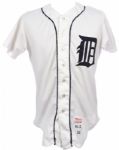 1984 Howard Johnson Detroit Tigers Game Worn Home Jersey (MEARS A4) World Series Championship Season