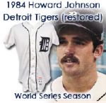 1984 Howard Johnson Detroit Tigers Game Worn Home Jersey (MEARS A4) World Series Championship Season