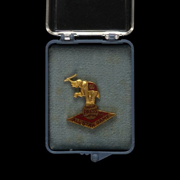 1960 Kansas City Athletics Municipal Stadium All Star Game Press Pin