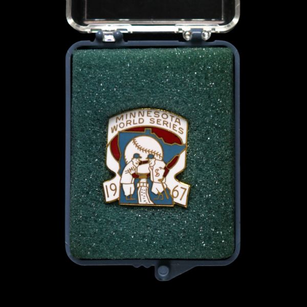 1967 Minnesota Twins Phantom World Series Press Pin 