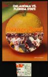 1980 Orange Bowl Oklahoma Sooniers Florida State Seminoles Program & Tickey Stub