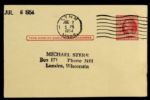 1954 Harry Agganis Boston Red Sox Signed 3 x 5 Index Card (JSA)