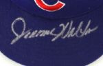 1989-92 Chicago Cubs Jerome Signed Cap and Program w/ 7 Signatures (JSA)