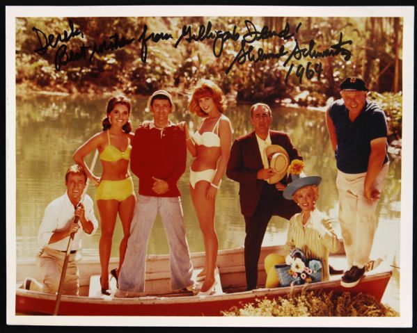 1964 Sherwood Schwartz Gilligans Island Creator Signed 8" x 10" Cast Photo (JSA)