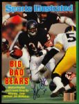 1986 Walter Payton Chicago Bears Signed Sports Illustrated (JSA)