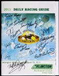 2011 Arlington Million Multi Signed Racing Program w/ 14 Jockey Signatures (JSA)