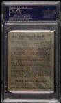 1939 Carl Hubbell New York Giants Play Ball #53 Trading Card (PSA 5 EX)