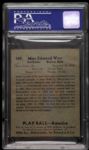 1939 Max Edward West Boston Bees Play Ball #149 Trading Card (PSA 6 EX - MT)