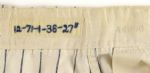 1971 JC Martin Chicago Cubs Game Worn Home Uniform Pants (MEARS LOA)