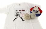 1980s Eddie Feigner King & His Court and All American Professional Girls Baseball League Collection - Lot of 4 w/ Autographs & Game Used (MEARS LOA/JSA)
