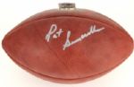 1990s Pat Summerall Cardinals/Giants Signed Wilson "The Duke" ONFL Tagliabue Football (JSA) 