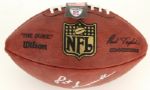 1990's Pat Summerall Cardinals/Giants Signed Wilson The Duke ONFL Tagliabue Football (JSA) 