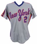1987 Bill Almon New York Mets Game Worn Road Jersey (MEARS LOA)