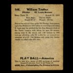 1939 William Trotter St. Louis Browns Play Ball #149 High Number Baseball Card