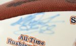 1999 Mike Singletary Ricard Dent Chicago Bears Signed Walter Payton Tribute Football (JSA) 1230/16726