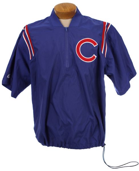 2001-05 Joe Borowski Chicago Cubs Game Worn Warm Up Jacket (MEARS LOA)