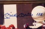 1988 Mickey Mantle New York Yankees 12 x 15 Display w/ 8 x 10 Signed Photo (JSA) 125/536