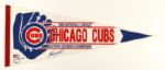 1989 Chicago Cubs National League Eastern Division Champions Full Size 30" Pennant Signed by Mark Grace Shawon Dunston (JSA)