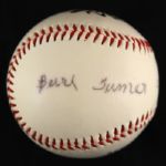 1990s Signed Burl Turner Union City Zechariah Giants Baseball (MEARS LOA)