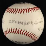 1990's Signed Burl Turner Union City Zechariah Giants Baseball (MEARS LOA)