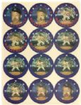 1980's-90's Mickey Mantle Roger Maris New York Yankees Lithograph Uncut Sheet Poster Collection - Lot of 6 w/ 1 Signed by Mantle (JSA)