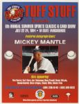 1980's-90's Mickey Mantle Roger Maris New York Yankees Lithograph Uncut Sheet Poster Collection - Lot of 6 w/ 1 Signed by Mantle (JSA)