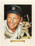 1980's-90's Mickey Mantle Roger Maris New York Yankees Lithograph Uncut Sheet Poster Collection - Lot of 6 w/ 1 Signed by Mantle (JSA)