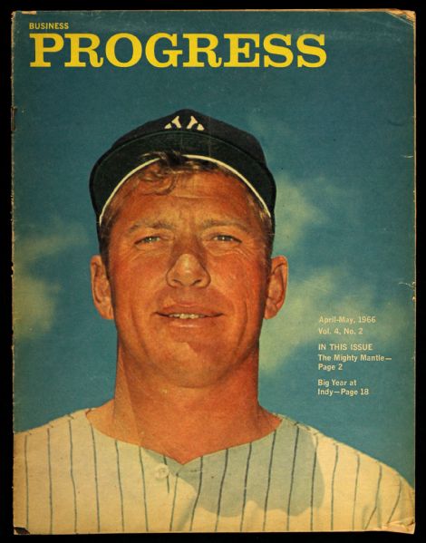1966 Business Progressive w/ Mickey Mantle on Cover