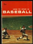 1960 How To Star In Baseball Book w/ Mickey Mantle on Cover