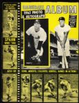 1962 Baseball Photo Album w/ Mantle Maris Spahn on Cover