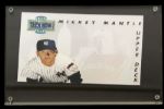 1993 Mickey Mantle Upper Deck Then and Now Oversized "5 x 7" Hologram 