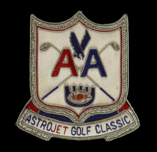 1970s AstroJet Golf Classic Pinback Crest