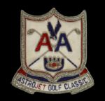 1970s AstroJet Golf Classic Pinback Crest