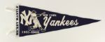 2000's Mickey Mantle New York Yankees Mitchell & Ness Pennant & Trading Card Collection - Lot of 8