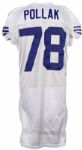2010 Mike Pollak Indianapolis Colts Game Worn Road Jersey (NFL Auctions Hologram/COA) 