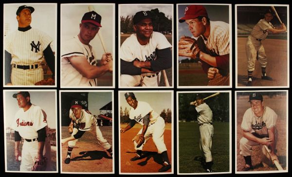 1982 TCMA 3.75" x 5.75" Bsaeball Card Collection - Lot of 15 w/ Roberto Clemente, Jackie Robinson, Mickey Mantle & More