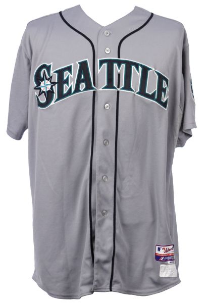 2012 Jaime Navarro Seattle Mariners Game Worn Road Jersey (MEARS LOA/MLB Hologram)